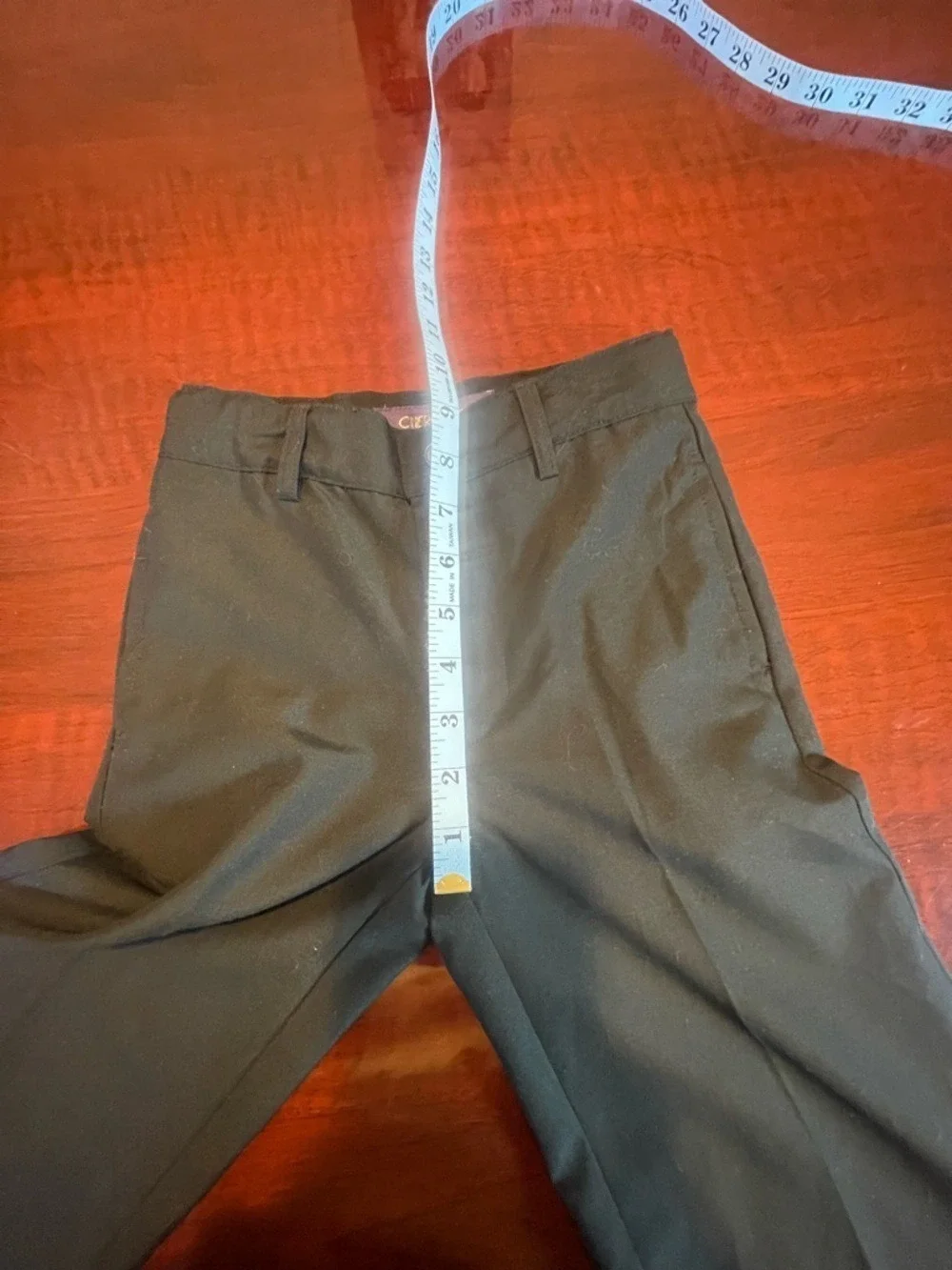 Cherokee Boys Size 6 Black Dress Pants Adjustable Waist Dark Academia School